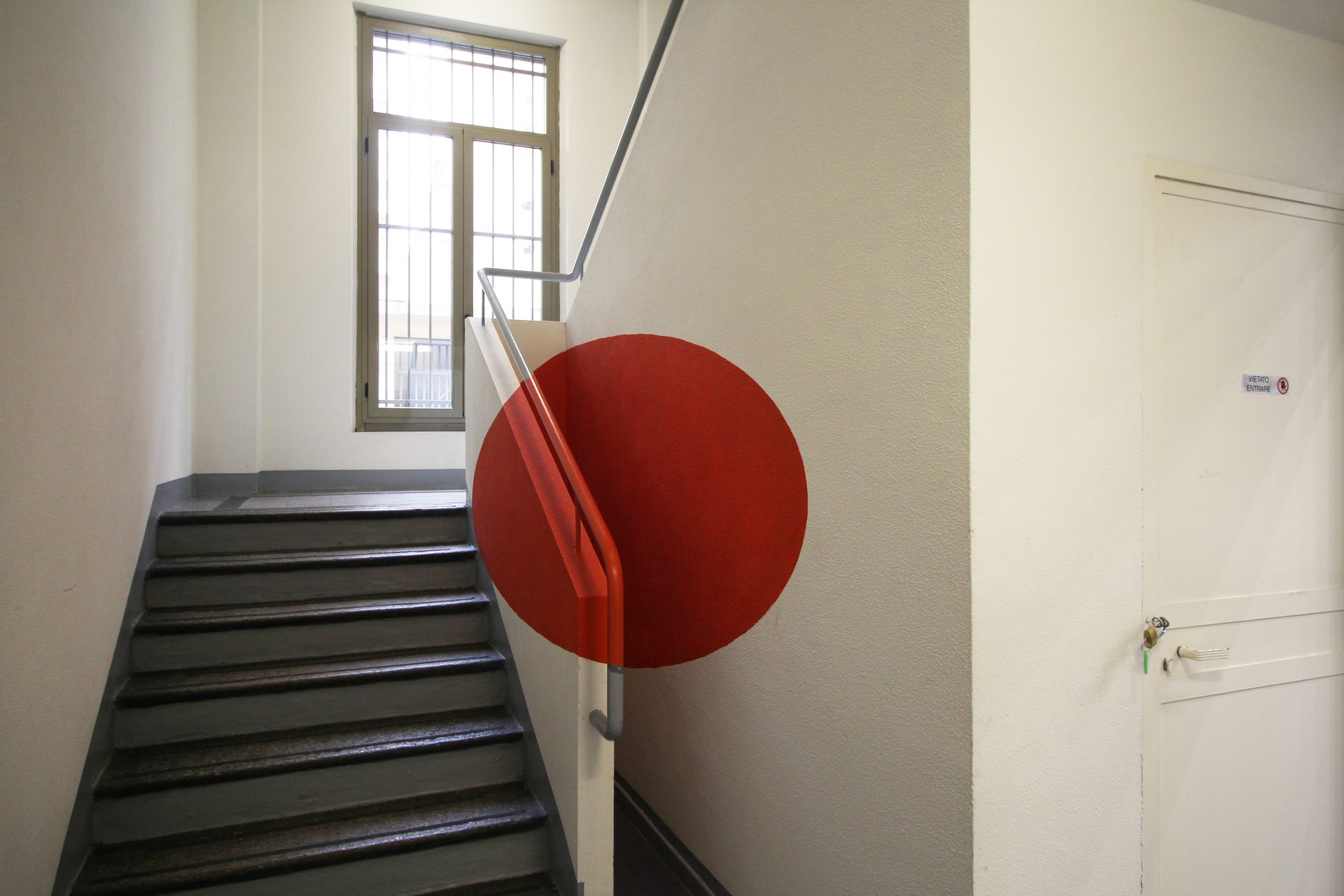 Staircase inside the Unicollege Turin City College