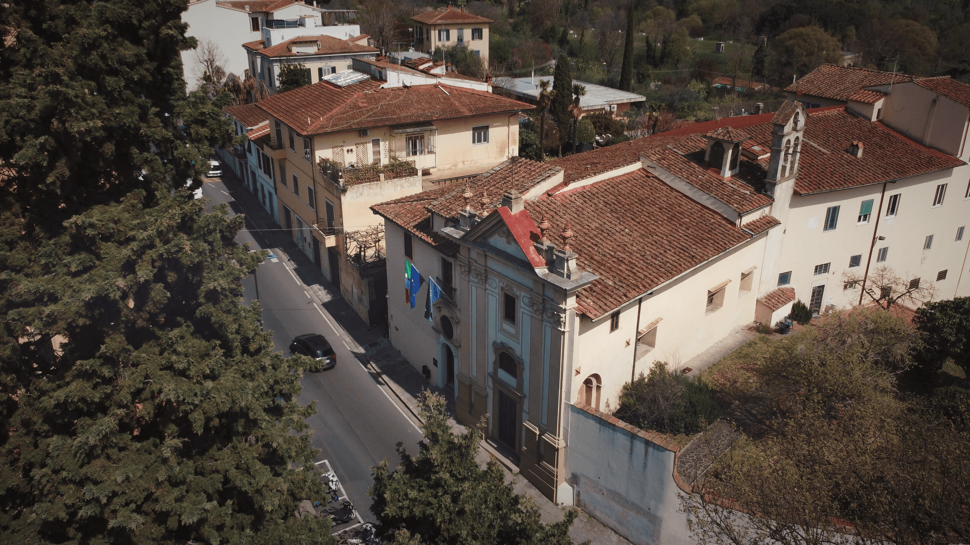 Unicollege campus, aerial view