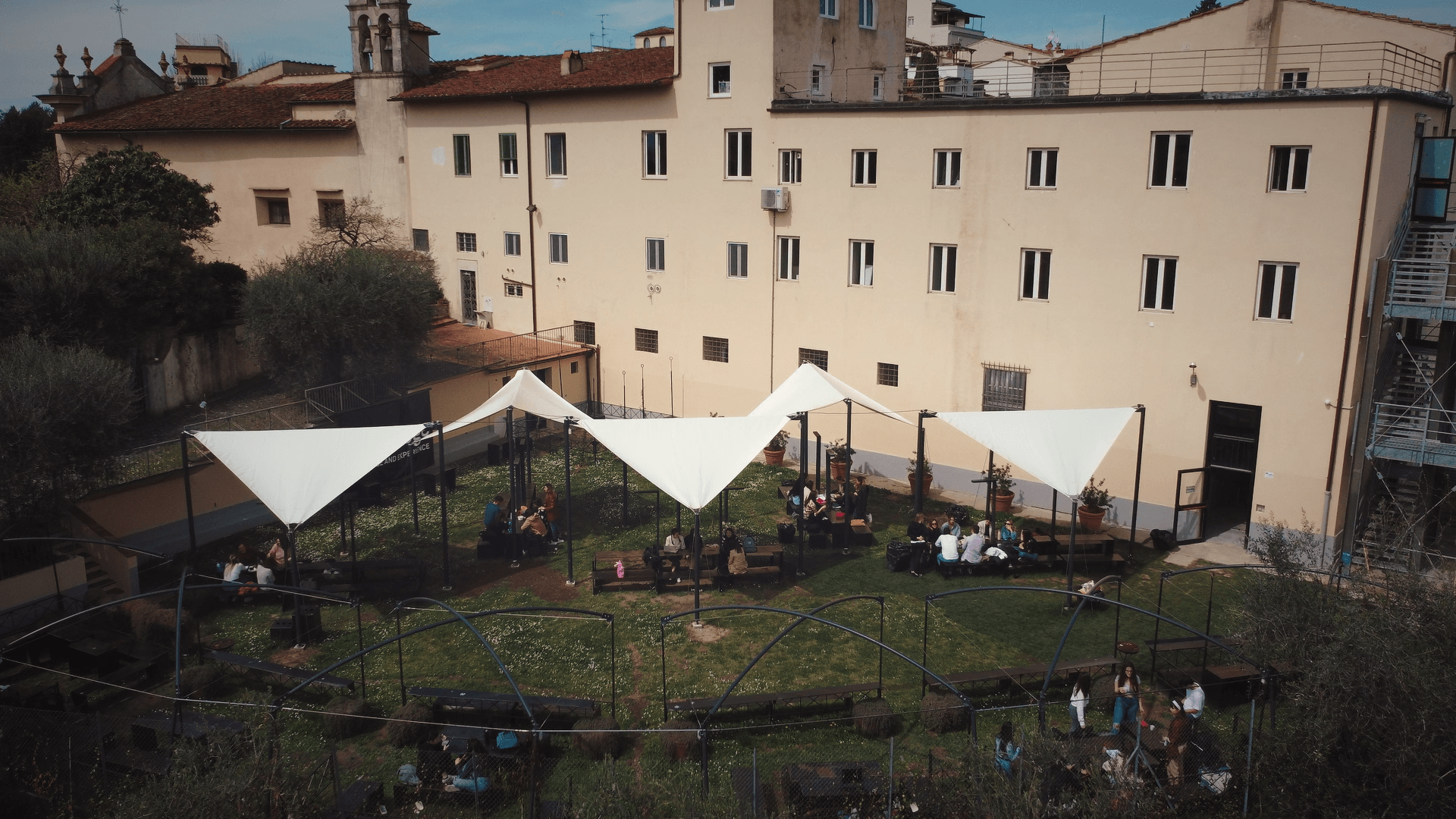 Florence campus of Unicollege, aerial view